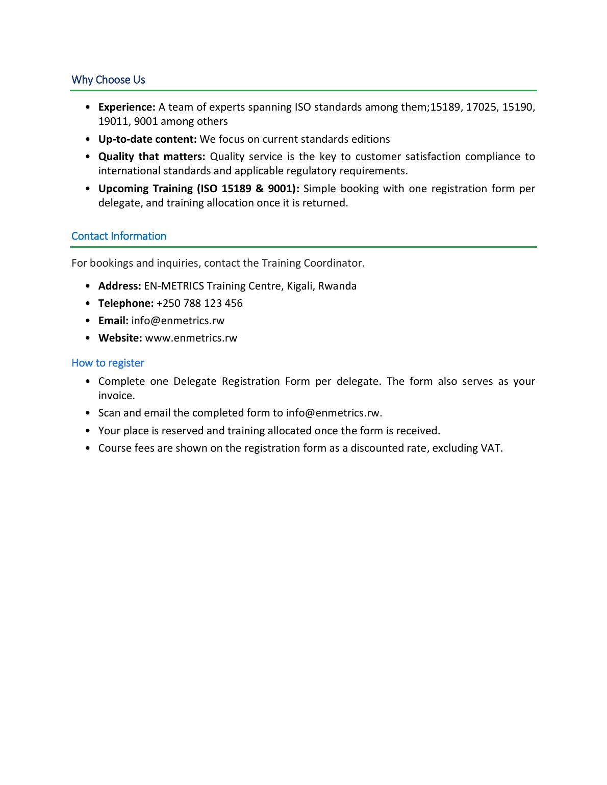 EN-METRICS company overview page 3